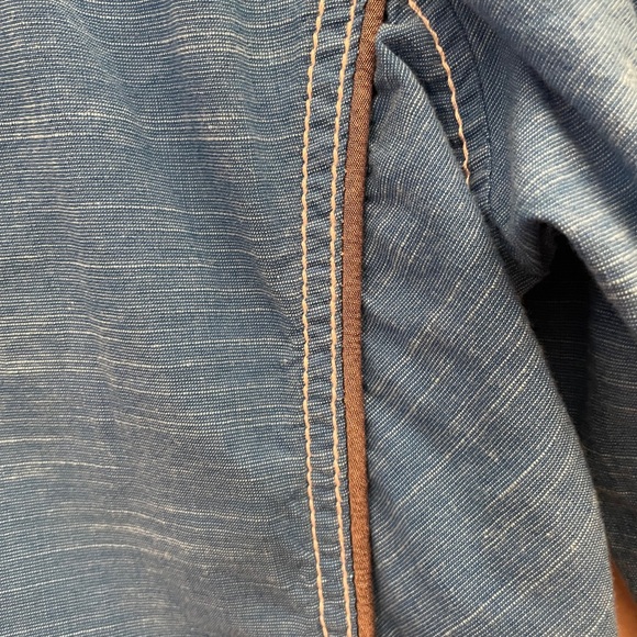 Buckle Black Cowboy Blue Western Shirt - Picture 4 of 5